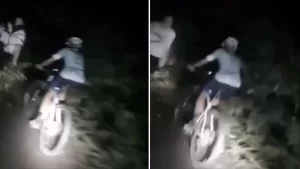 ciclistas de tucuman argentina graban fantasma en video